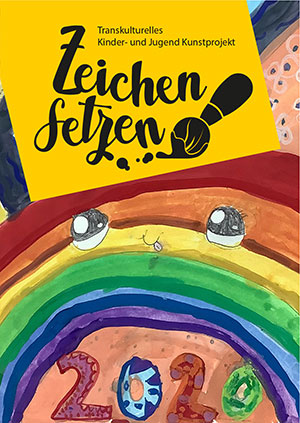 Transkulturelles Kinder-und Jugend Kunstprojekt Zeichen setzen